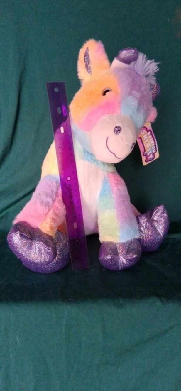 Rainbow sherbet  stuff donkey cute new with tags